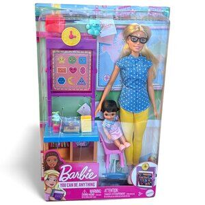 Barbie Teacher Dol & Student Playset